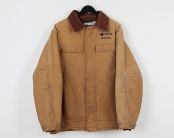 Vintage 90s Distressed Carhartt Sprint PCS Embroidered Workwear