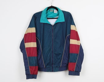 Vintage 90s Multicolor Patchwork Style Geometric Pattern