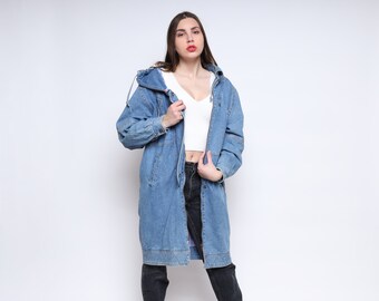 blue jean winter jacket