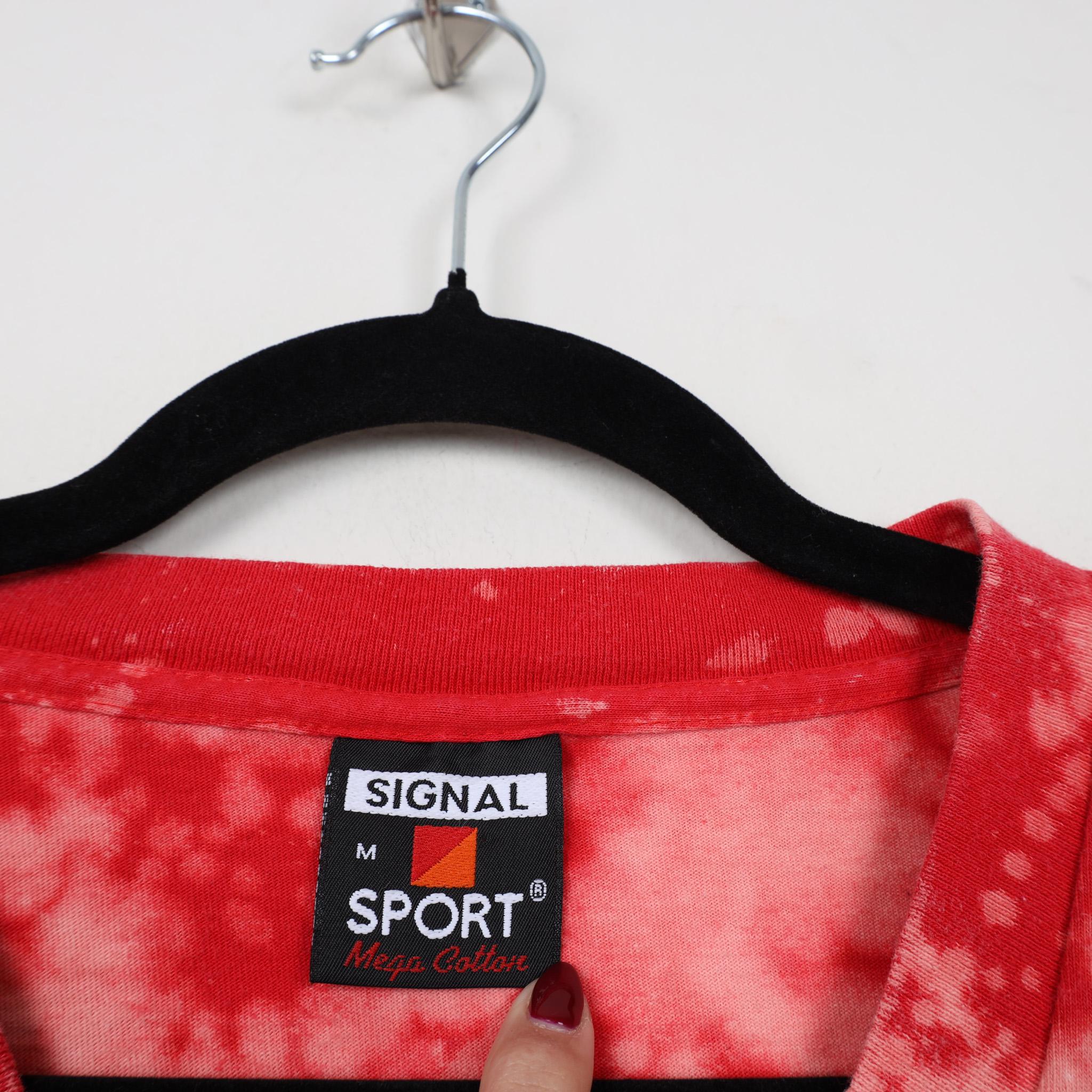 Vintage 90s Nebraska Cornhuskers Red Tie Dye Graphic Print T-shirt