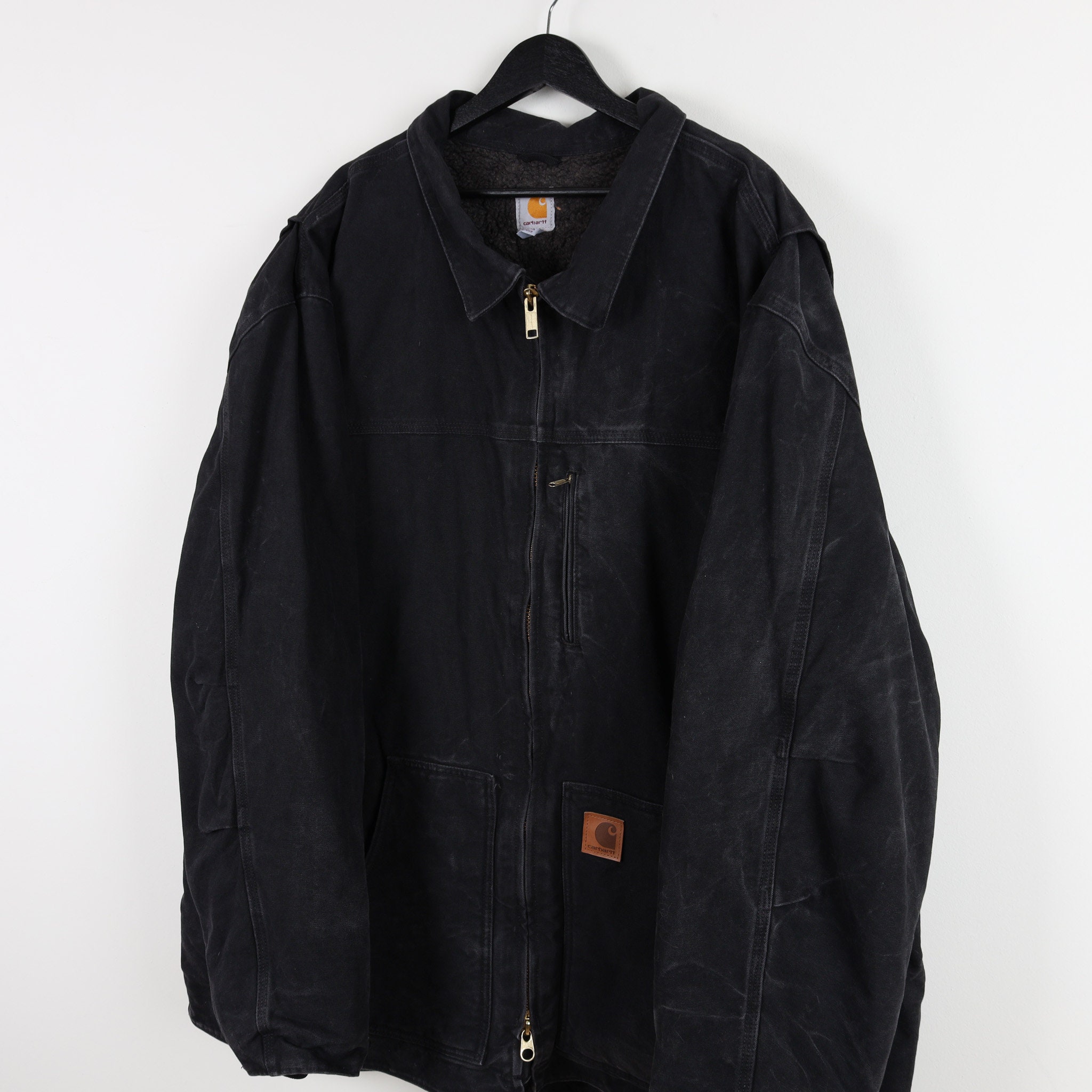 ジャケット・アウター Carhartt 90s Faded Black Active Jacket Faded Black Carhartt Active Jacket - XL – VTG By Mike