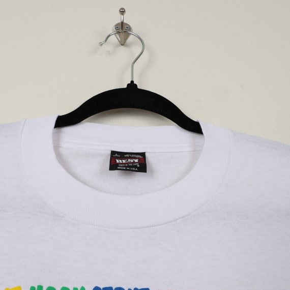 Vintage 90s I Survived The Baby Boom St Josephs Women's Hospital Nicu Babies Graphic Cropped Tee Single Stitch Reworked Crop Top Size Large View 5