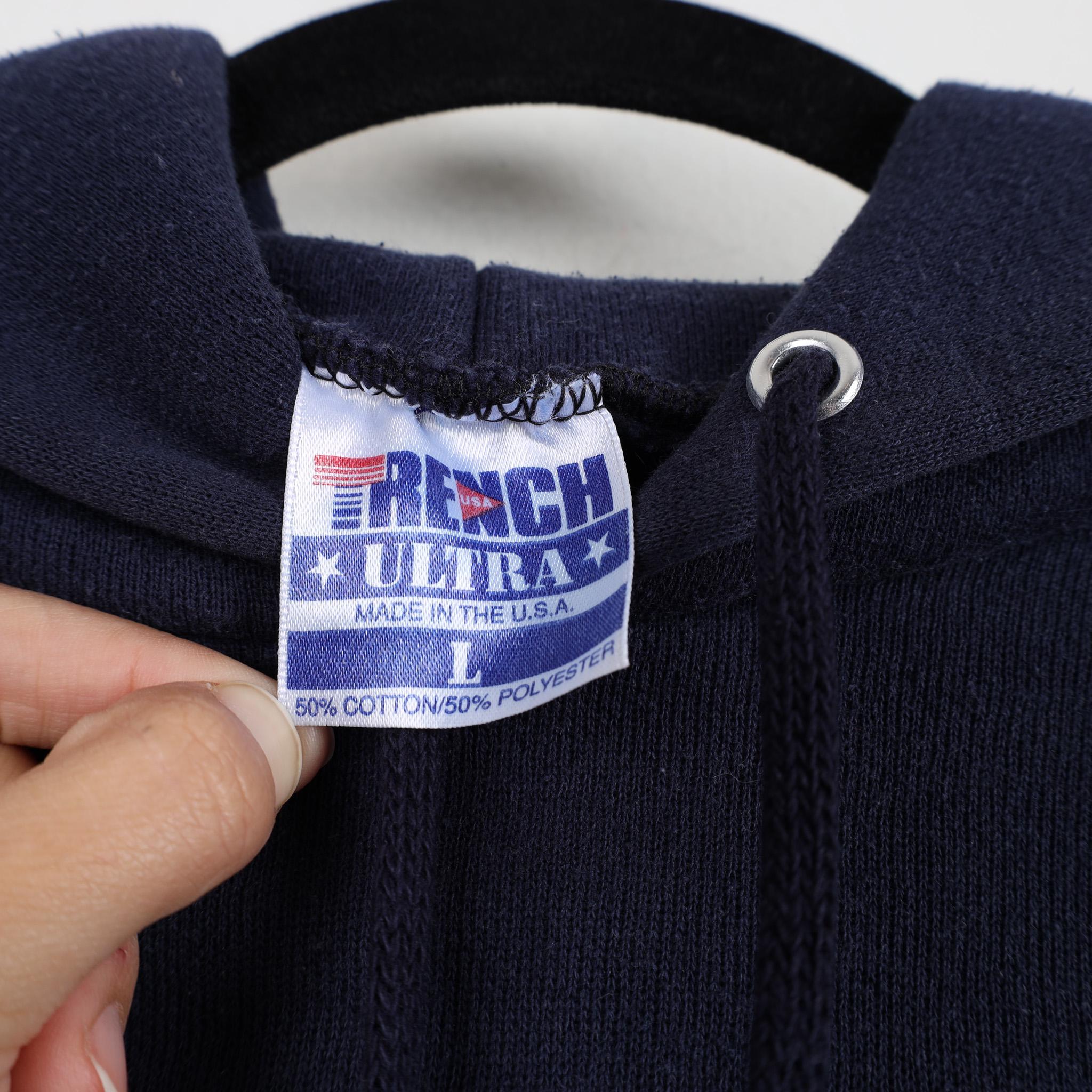 波*平様 USA製90sLevi'sカバーオール裏地ボアSize40アメカジ Vintage 90s Cowboys Dallas Texas Est 1960 Drawstring Hoody Navy
