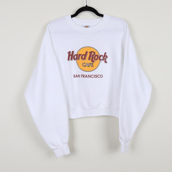 Vintage 90s White Hard Rock Cafe San Francisco Gr… - image 2
