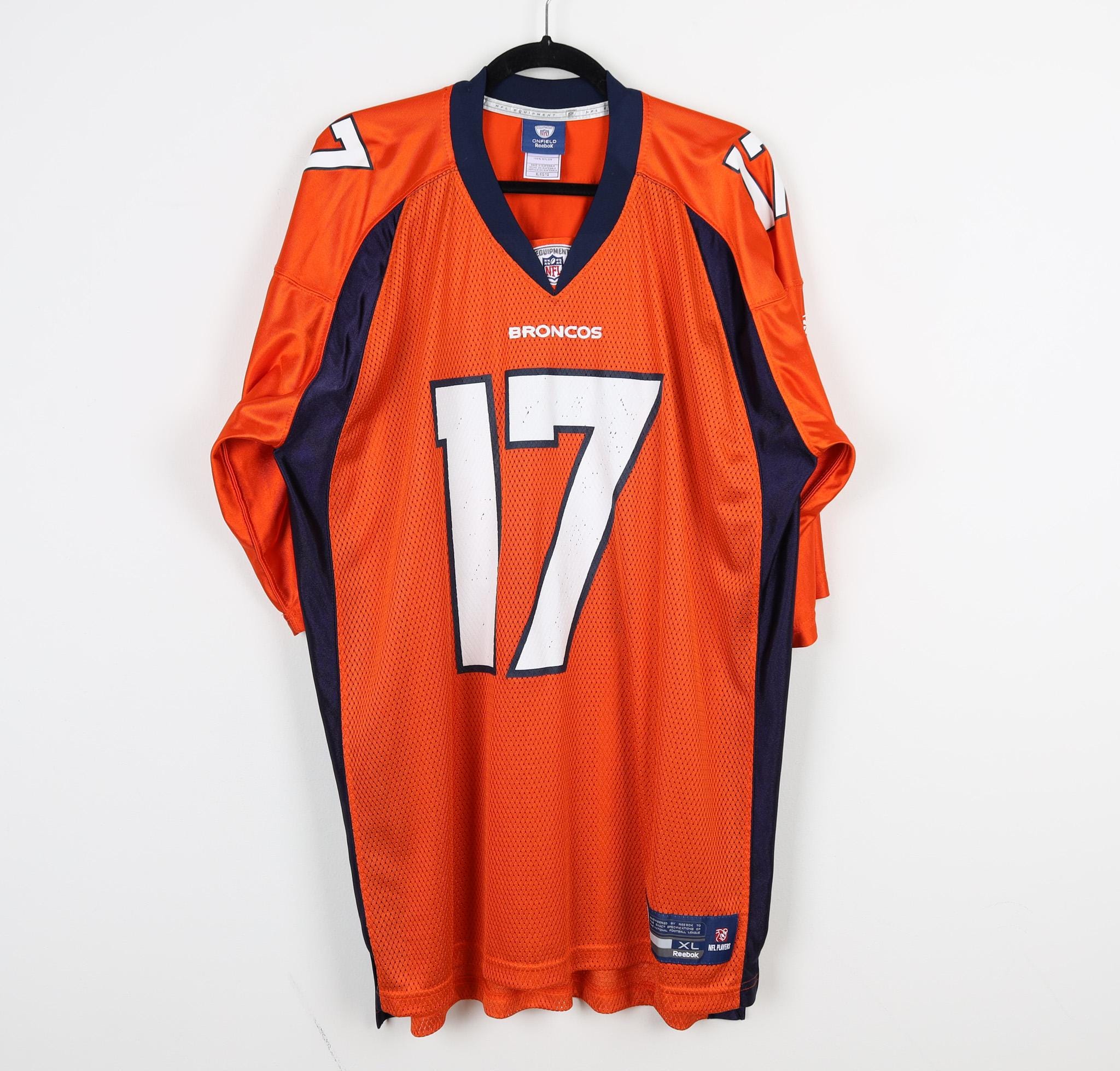 Reebok　NFL　BRONCOS　ユニフォーム　XL　オレンジ系 Champ Bailey #24 Denver Broncos Reebok NFL Orange Jersey