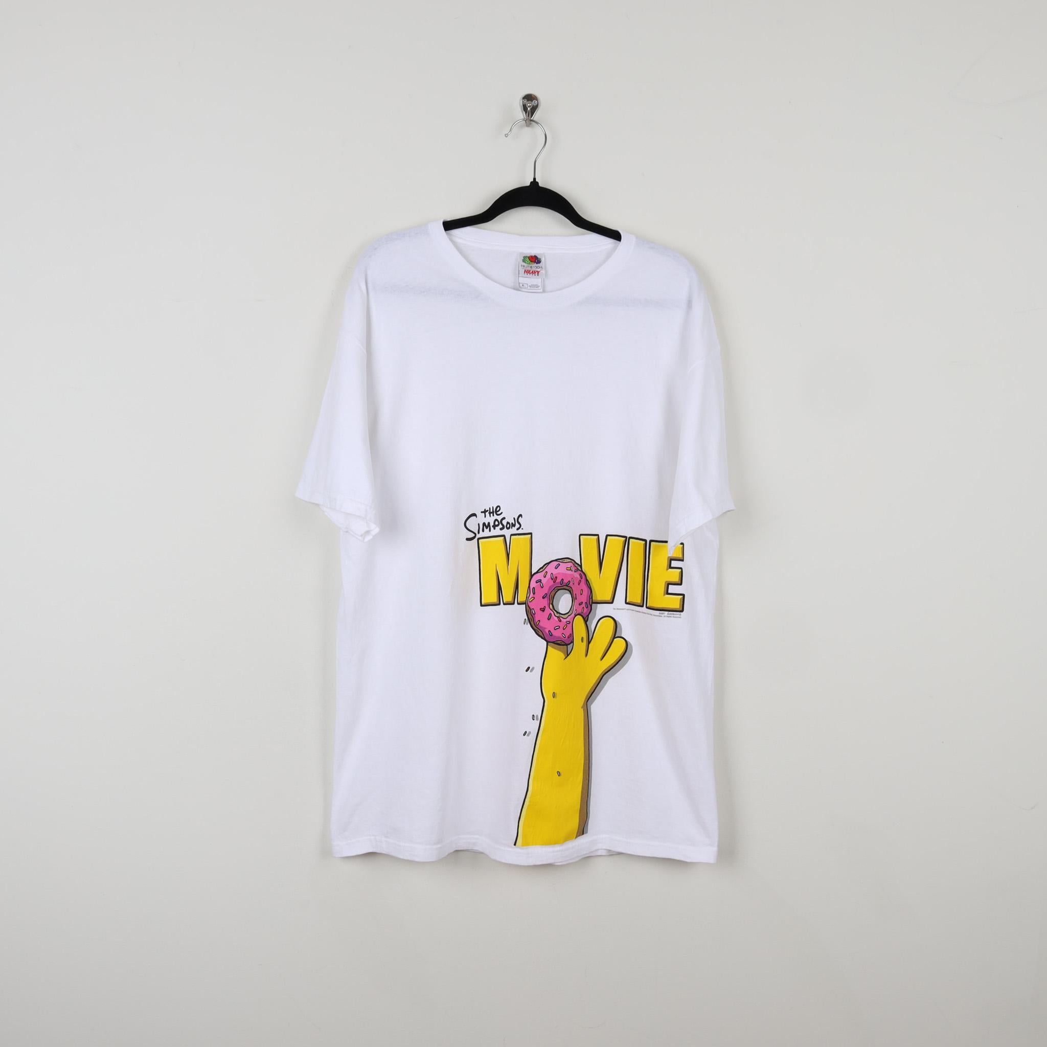 Vintage Y2K the Simpsons Movie 2008 Comedy Donut Funny Simpson