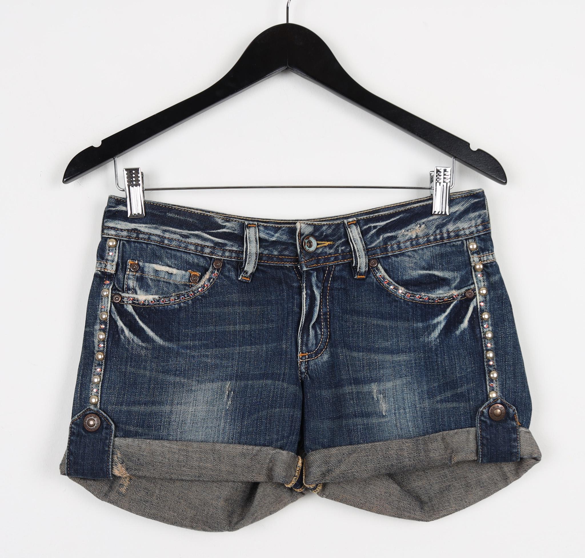 Y2k Jean Shorts - Etsy