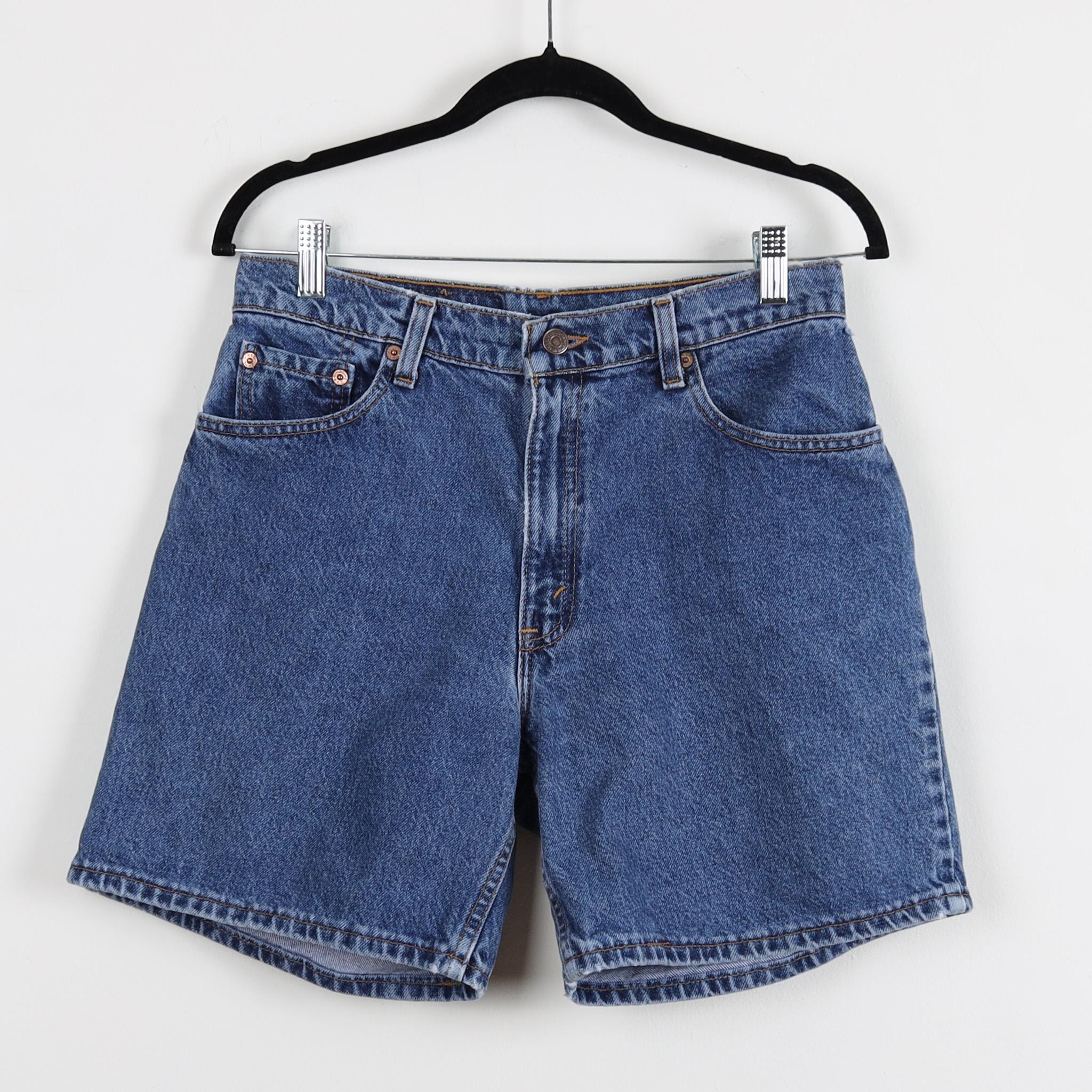 Vintage Denim Shorts Baggy Woman - Etsy