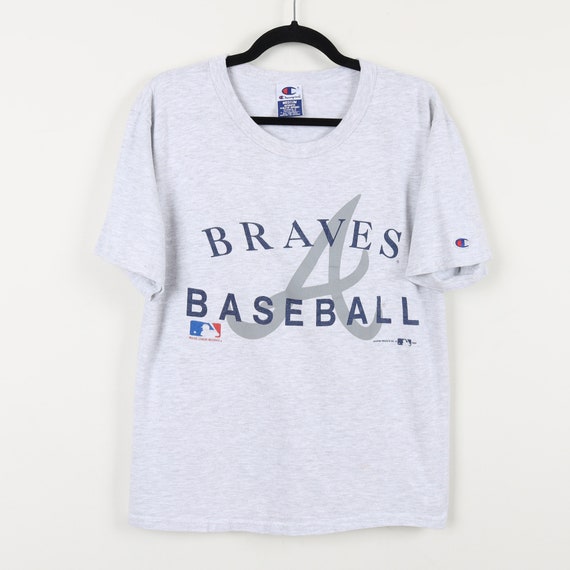 Vintage 90s Gray Champion 1994 Atlanta Braves Bas… - image 6