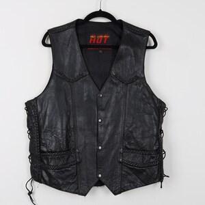トップス S cow lace up vest Theredthread theredthread S cow lace up vest