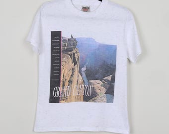 Grand Canyon Vintage 80s Marathon Single Stitch Tee Pastel Blue