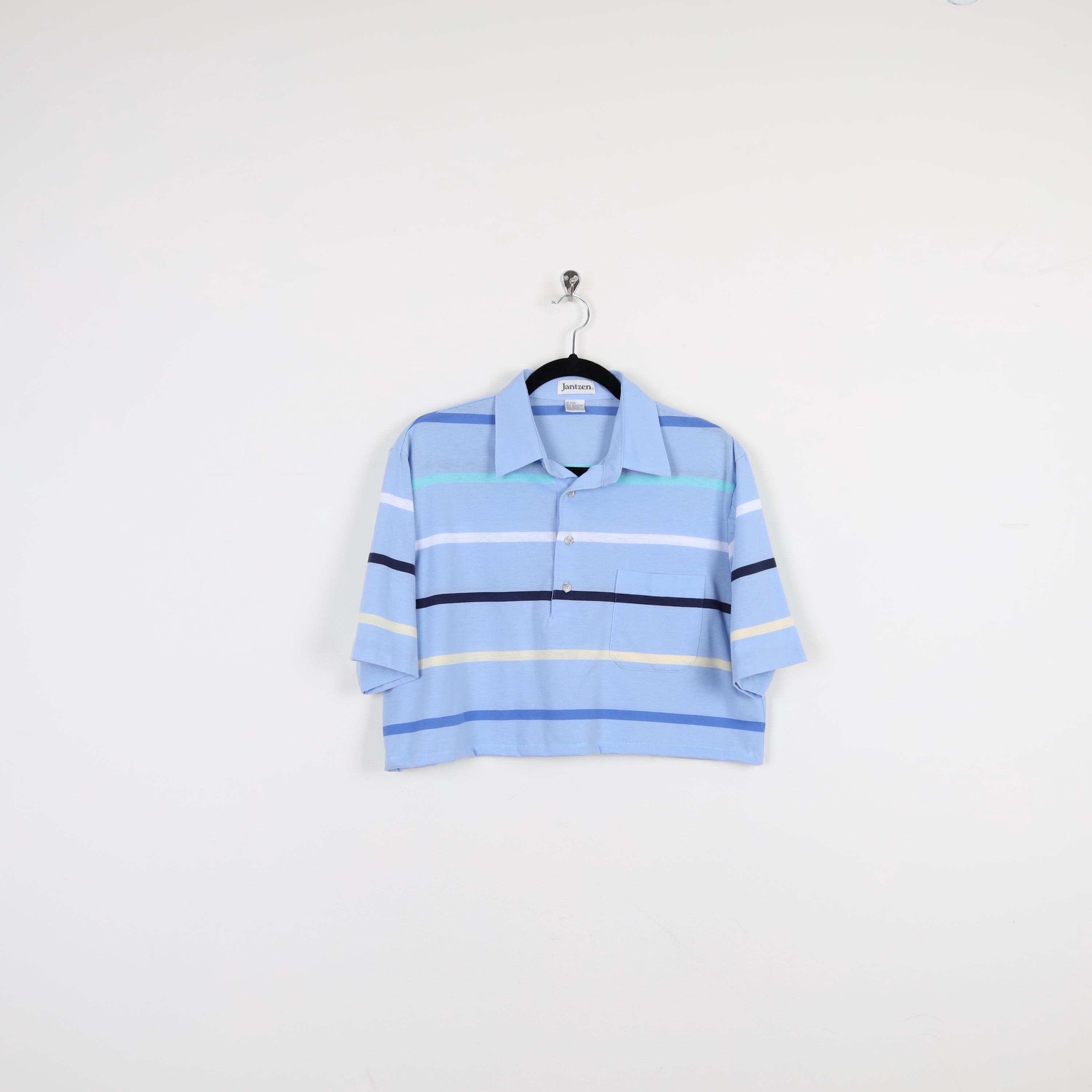 トップス 90s GENERAL RESEARCH MULTI POCKET POLO Abstract 80's Print Golf Polo | Original Penguin US