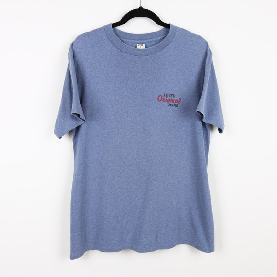 Tシャツ・カットソー 1993studio Original 90S Regular T-Shirt_Sky Blue Vintage 90s Levi's Original Jeans 1994 Levi Straus & Co