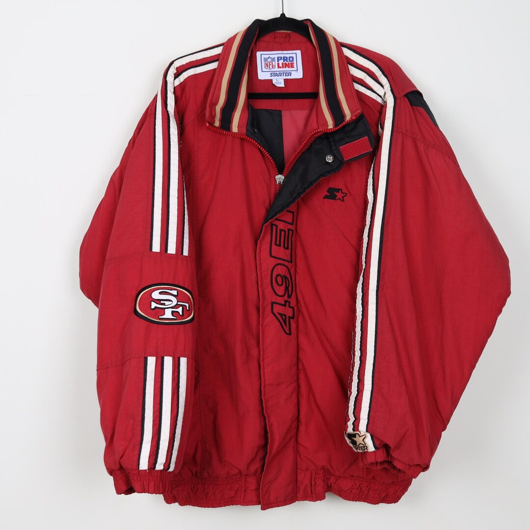 NFL PRO LINE AUTHENTIC STARTER ジャケット Vintage 90s NFL Pro Line Starter San Francisco 49ers SF