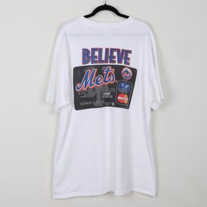 Vintage 90s Believe Mets NY New York Mets Thomas Ginley 1998 MLB