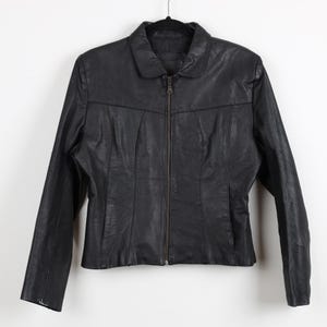 Vintage French Leather Jacket - Etsy