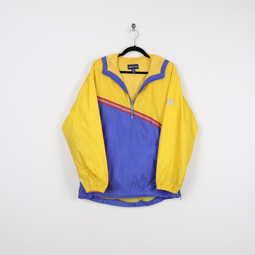 ジャケット LOW CLASSIC : 24SS / UTILITY JACKET (2COLORS) Vintage 90s LTD 2 Sport Color Block Purple & Yellow Pullover