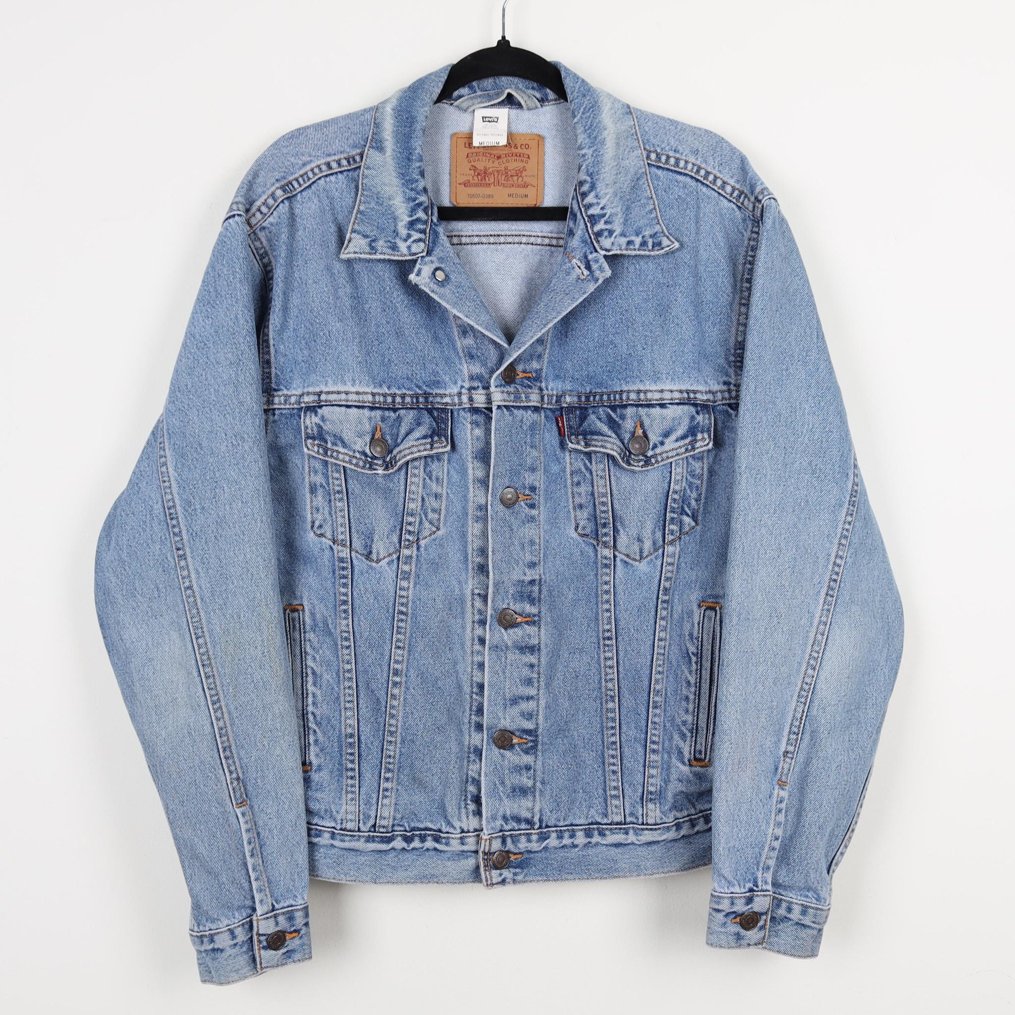 Oversized Denim Jacket Levis - Etsy Oversized Denim Jacket Levis - Etsy
