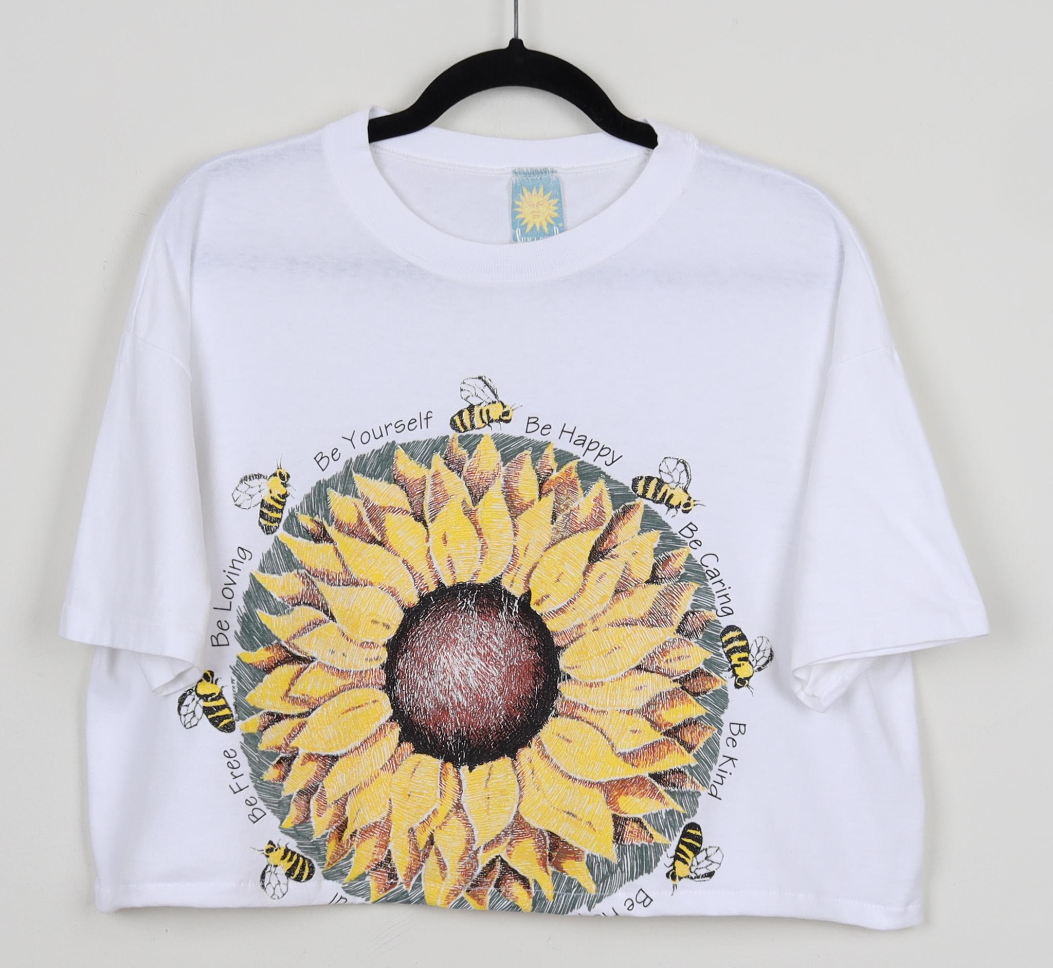 90s Sunflower Top - Etsy