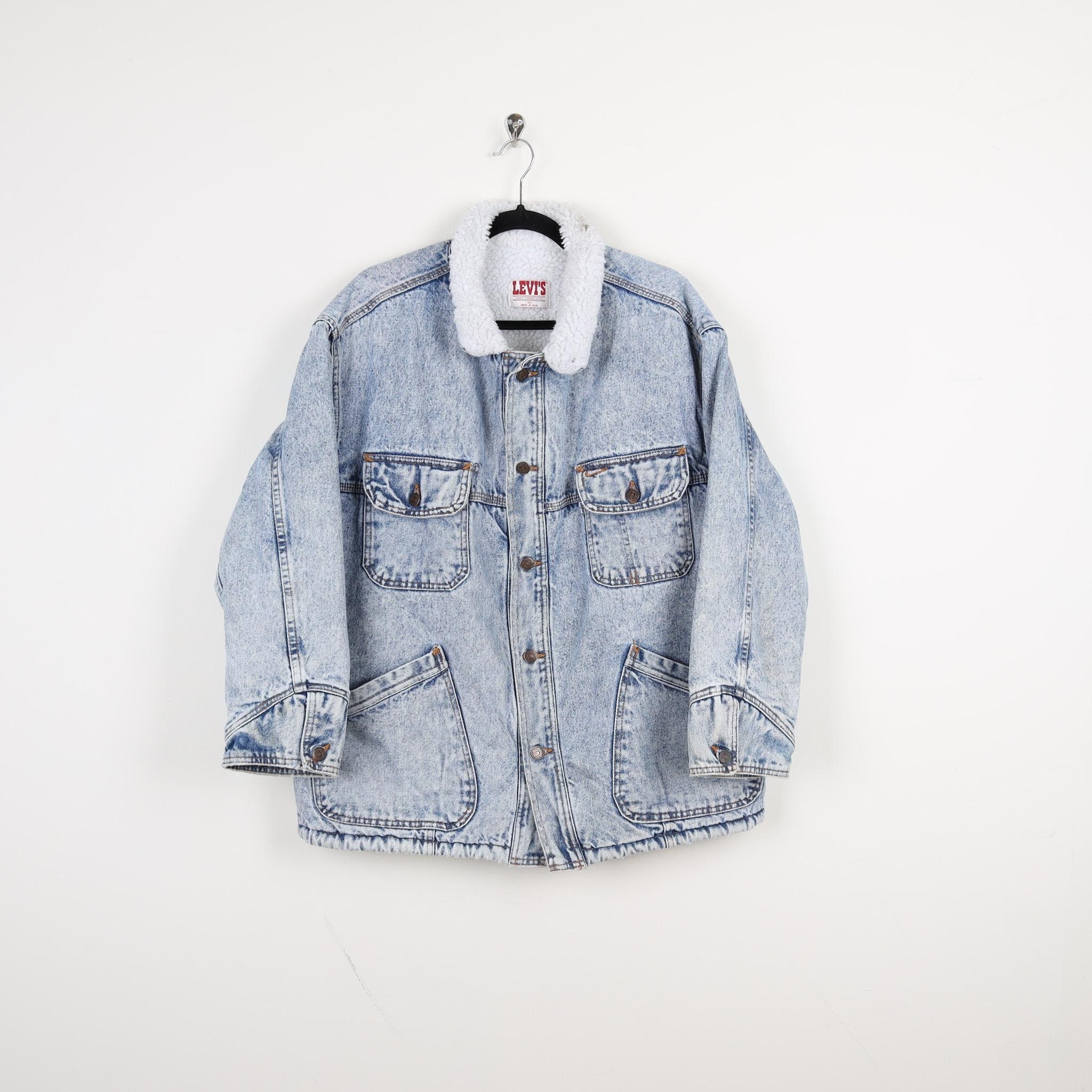 Sheep Man Jean Jacket Etsy