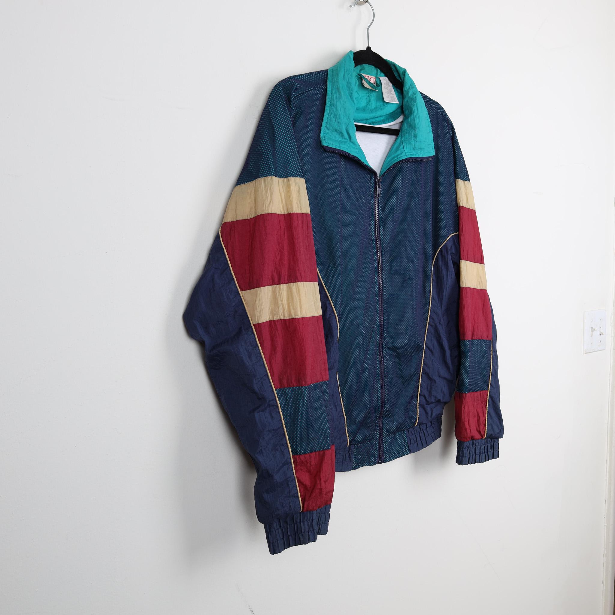 Vintage 90s Multicolor Patchwork Style Geometric Pattern