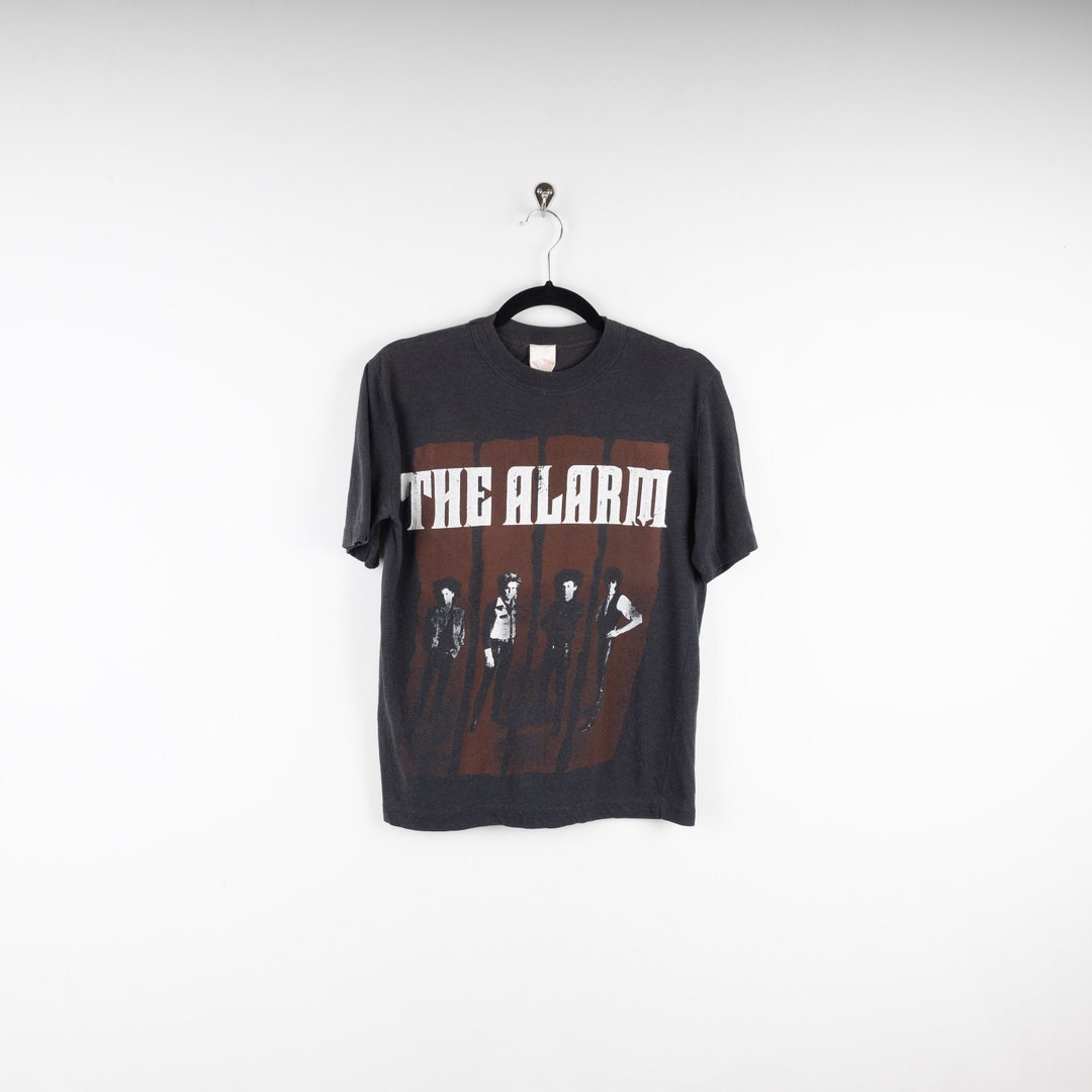 Vintage 90s the Alarm Rock Band Graphic Print Tee Where Were You Hiding