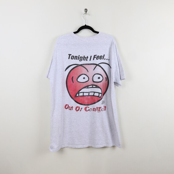 Vintage 90s  Mood Tees Today I feel Stressed Grap… - image 2