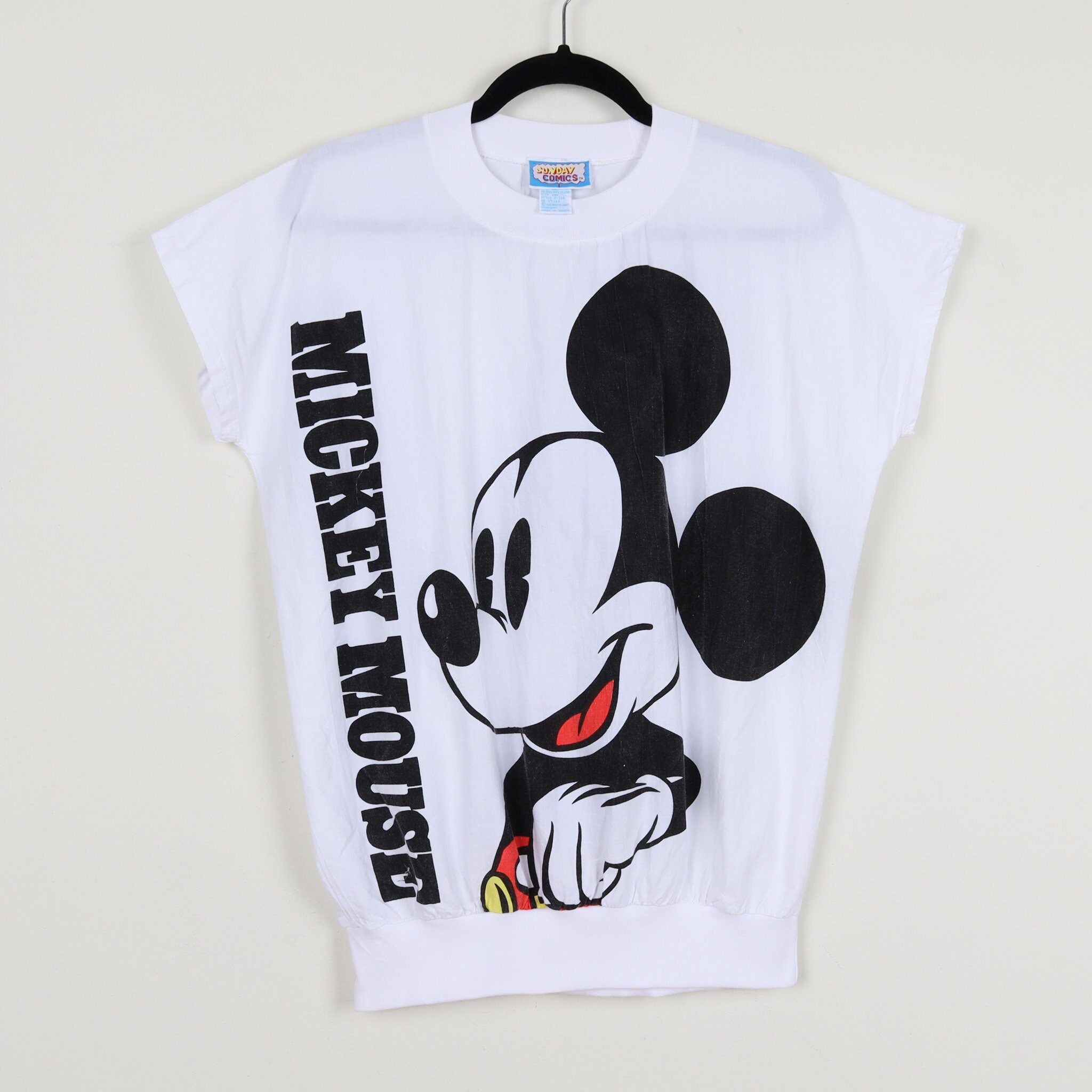 Vintage 90s Mickey Mouse Double Sided Graphic Print Tee the Walt 