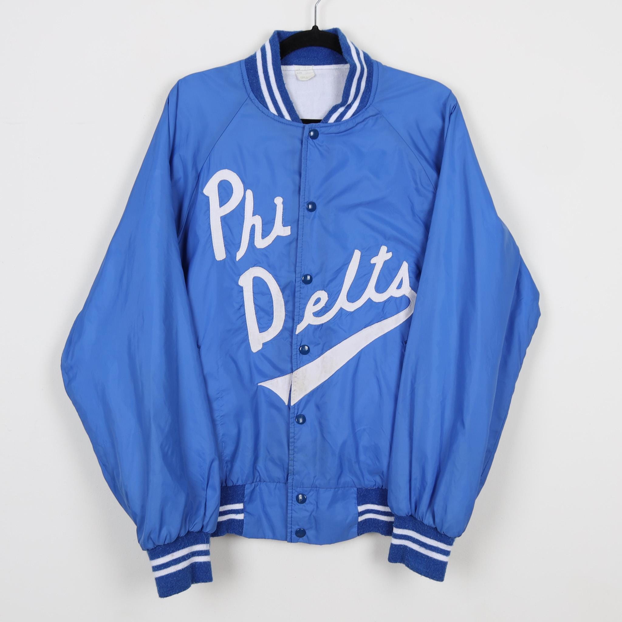 Phi Delta Theta ファイデルタシータ ビンテージ ブランケット Vintage 90s Phi Delta Phi Delta Theta Sorority Blue Embroidered
