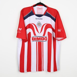 Vintage Y2K 101 Chivas Bimbo Del Guadalajara Soccer Club Jersey