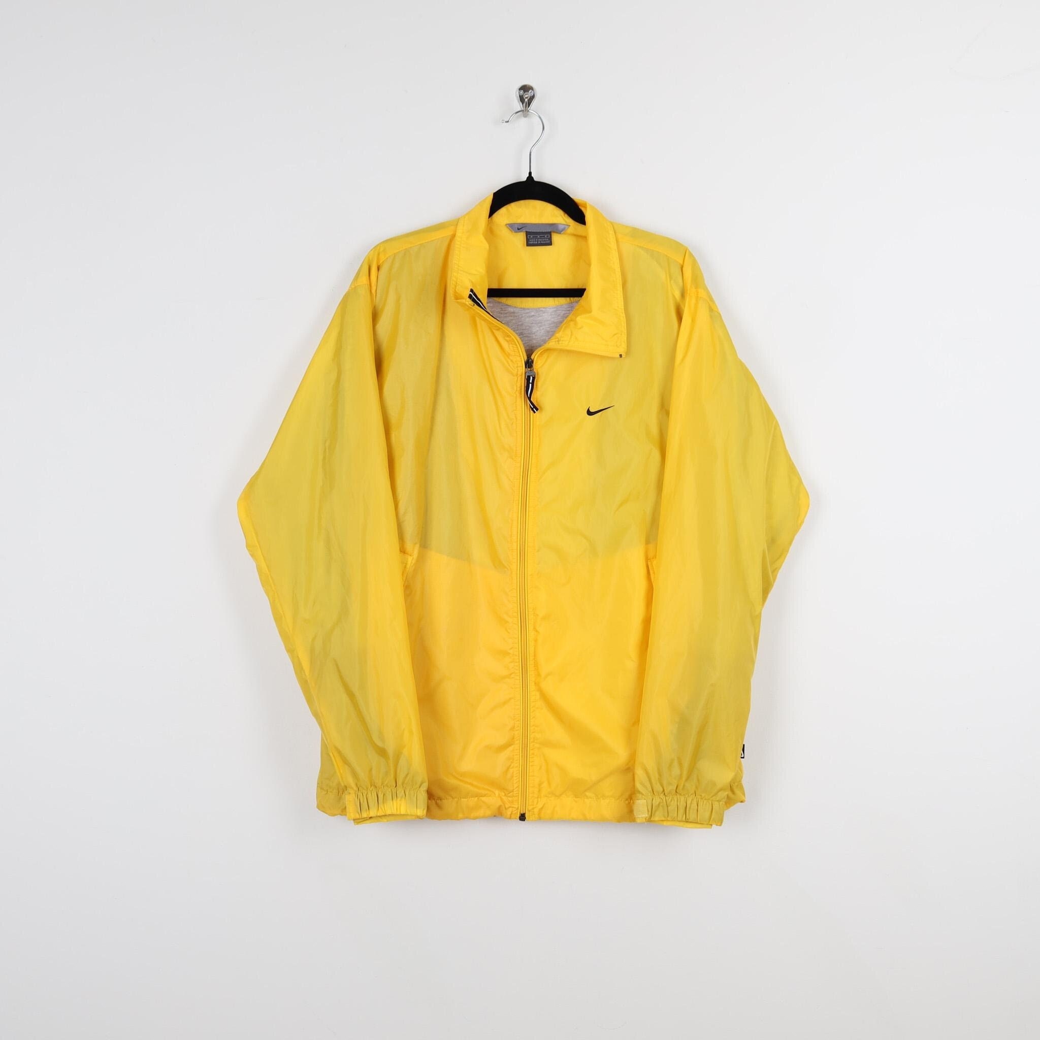 90s NIKE ハーフジップ リフレクター ポリエステルジャケット イエロー 3036003395529190_01_7311w.jpeg
