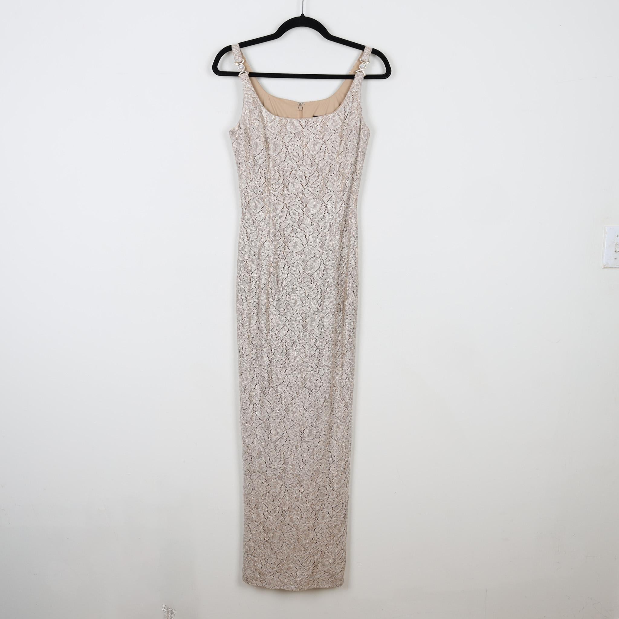 mother of the groom plus size dress for beach wedding Metallic Knit Ruched Cowl-Back Mini Dress main image 1