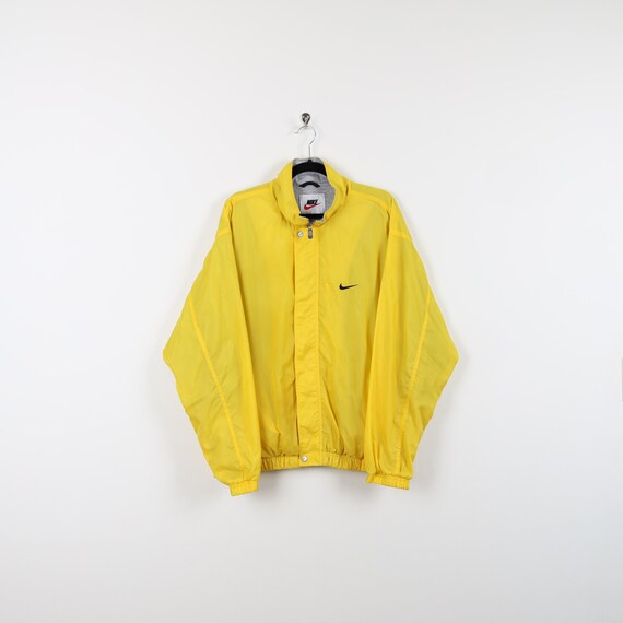 Bright yellow nike jacket discount