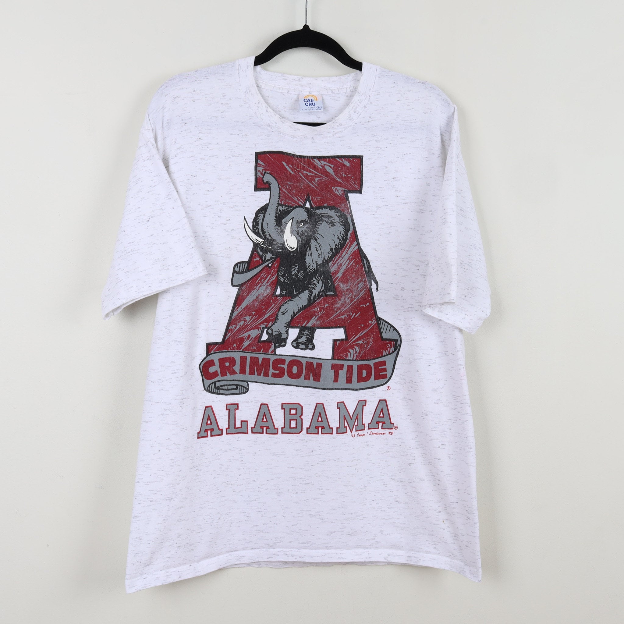 Vintage 90s Crimson Tide Alabama 93 Image Sportswear Elephant