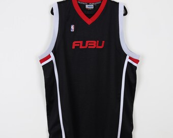 Vintage 90s NBA Fubu Athletic #5 Embroidered Sleeveless