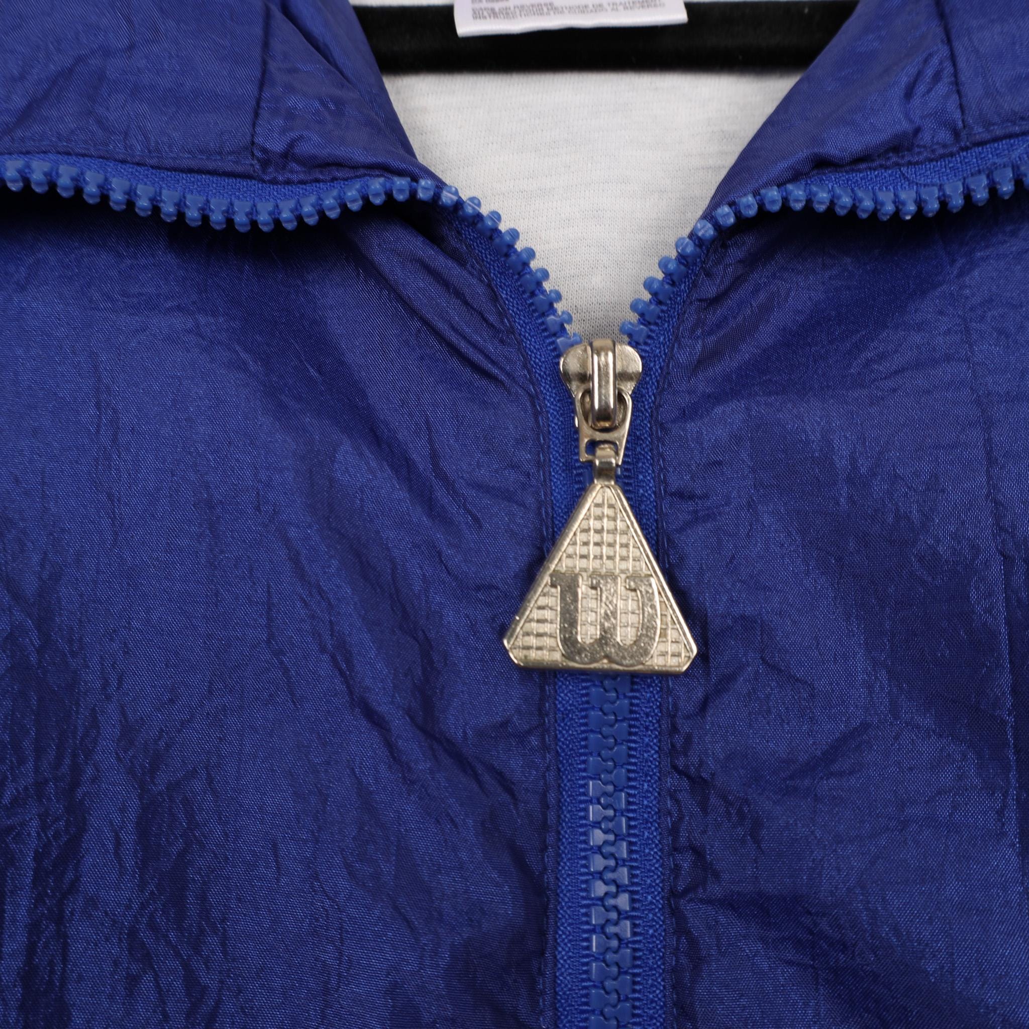 Vintage 90s Wilson Lined Color Block Striped Style Embroidered