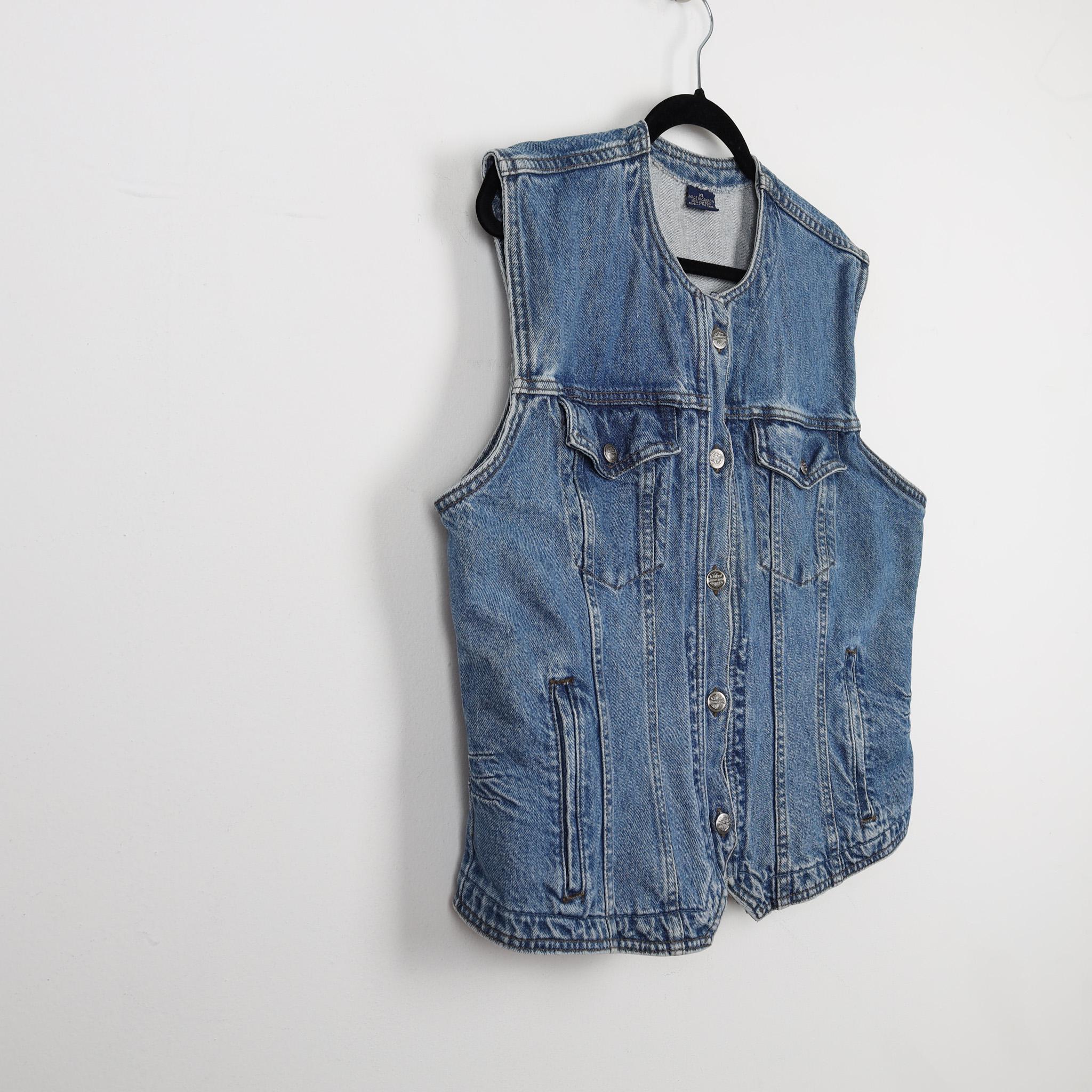 古着Harley-Davidson タンクトップ & Levi’s 517デニム Vintage 90s Harley Davidson Motorcycles Faded Denim Tank Top
