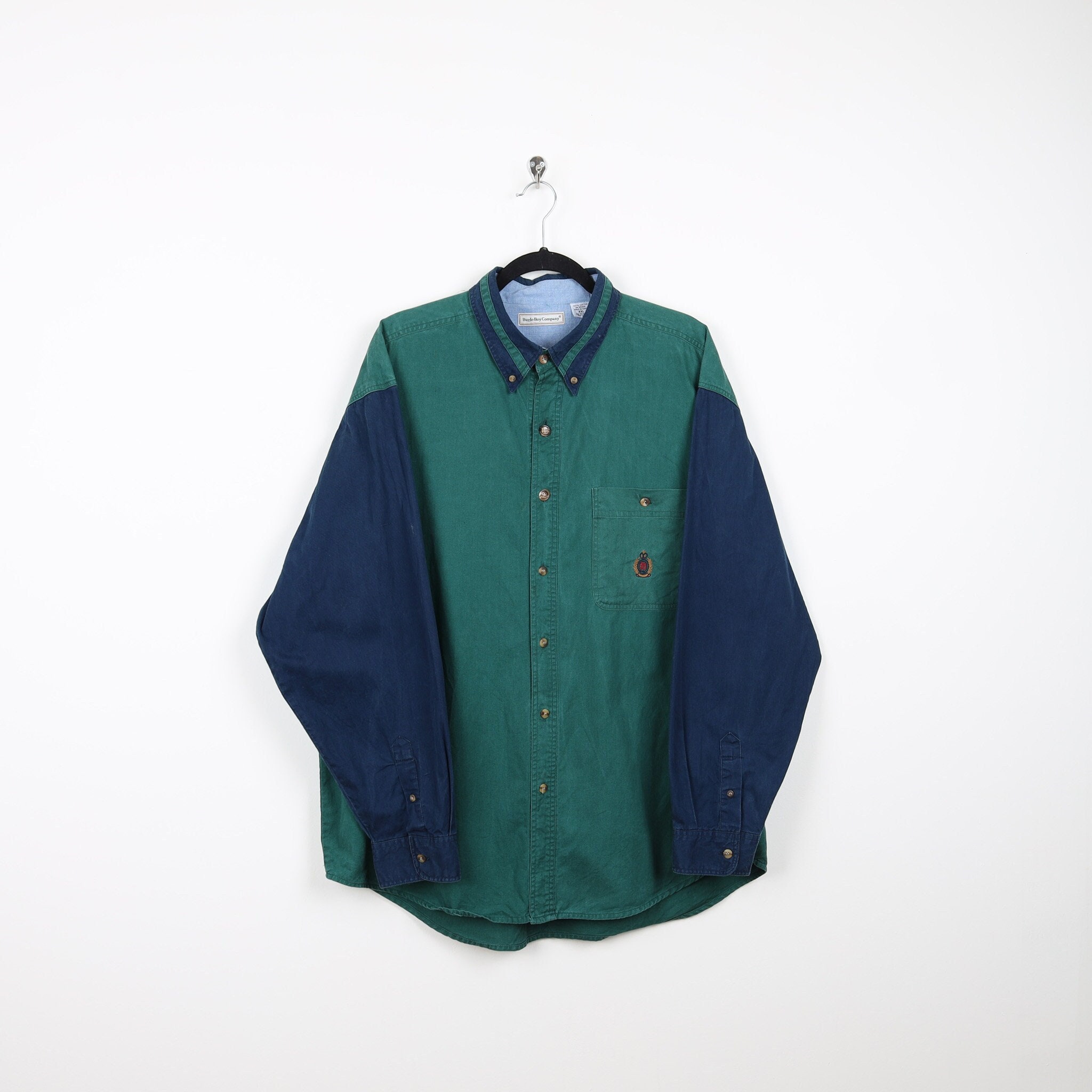 Bugle Boy Mens Button-Down Shirt, Size XL – Planet Vintage Clothing
