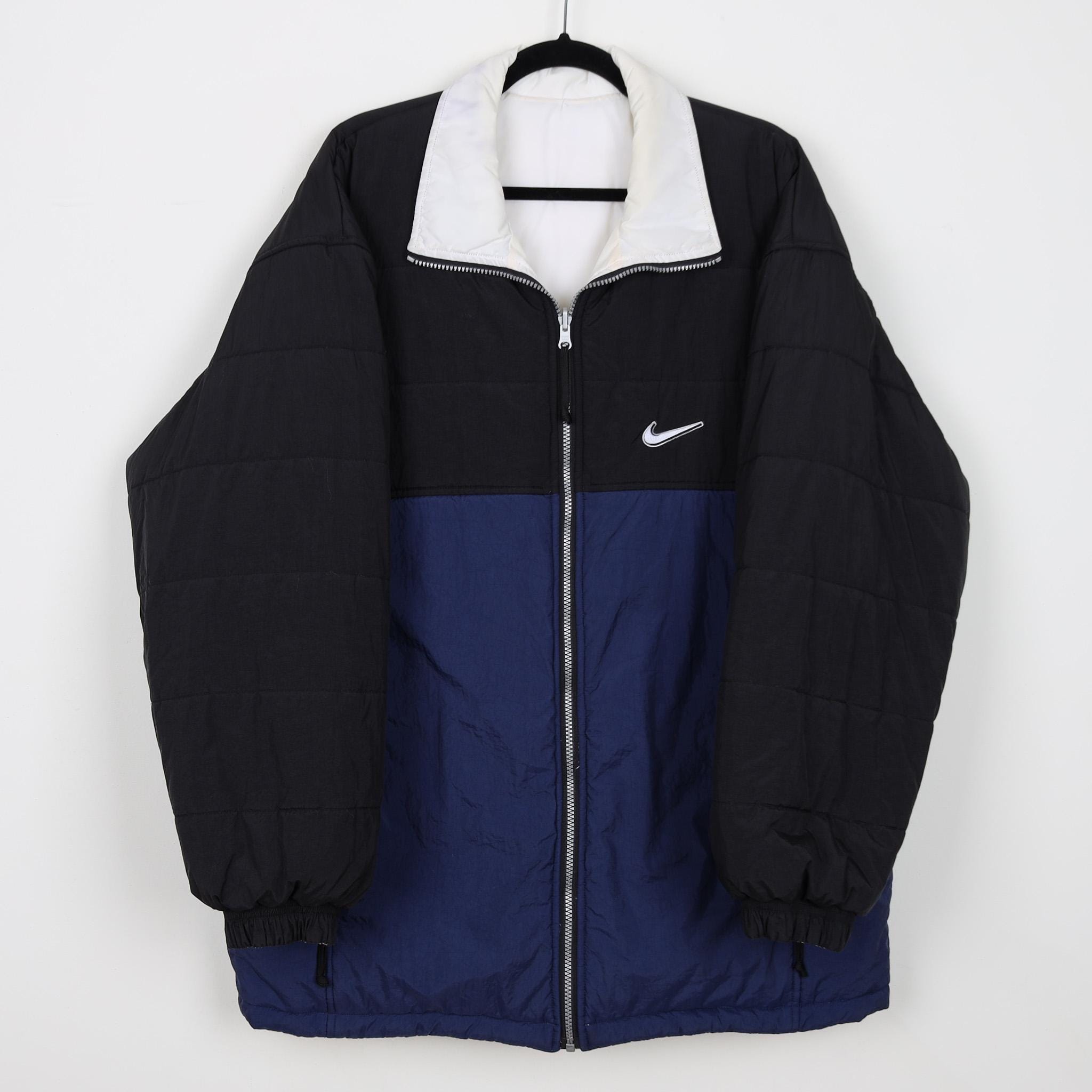 Vintage 90s NIKE Color Block Reversible Windbreaker Jacket