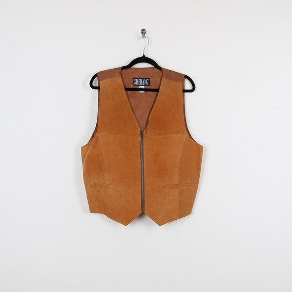 Vintage 90's Walls 12/8 Vest Men's 2XL Brown Quilted Lined