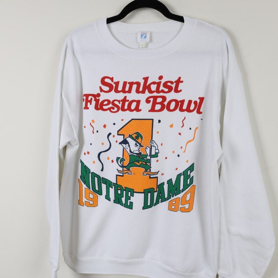 Vintage 80s Sunkist Fiesta Bowl Notre Dame 1989 N… - image 2
