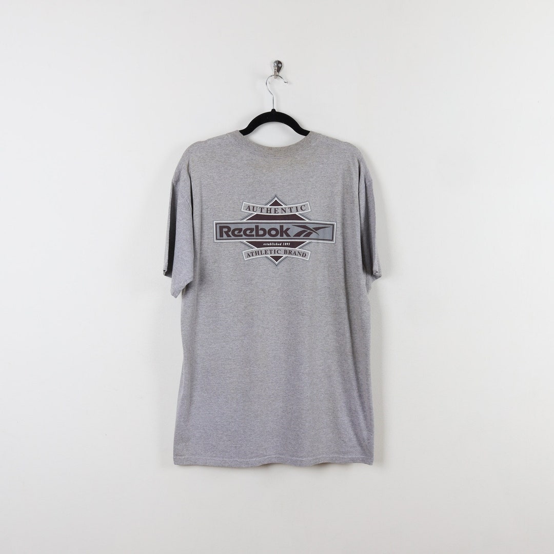 Vintage 90s Authentic Reebok Brand Logo Established 1895 Athletic