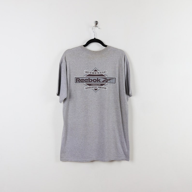 Vintage 90s Authentic Reebok Brand Logo Established 1895 Athletic Brand ...