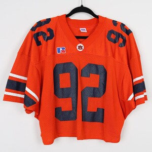 Vintage 90s AU Auburn University Russell Athletic #92 Orange