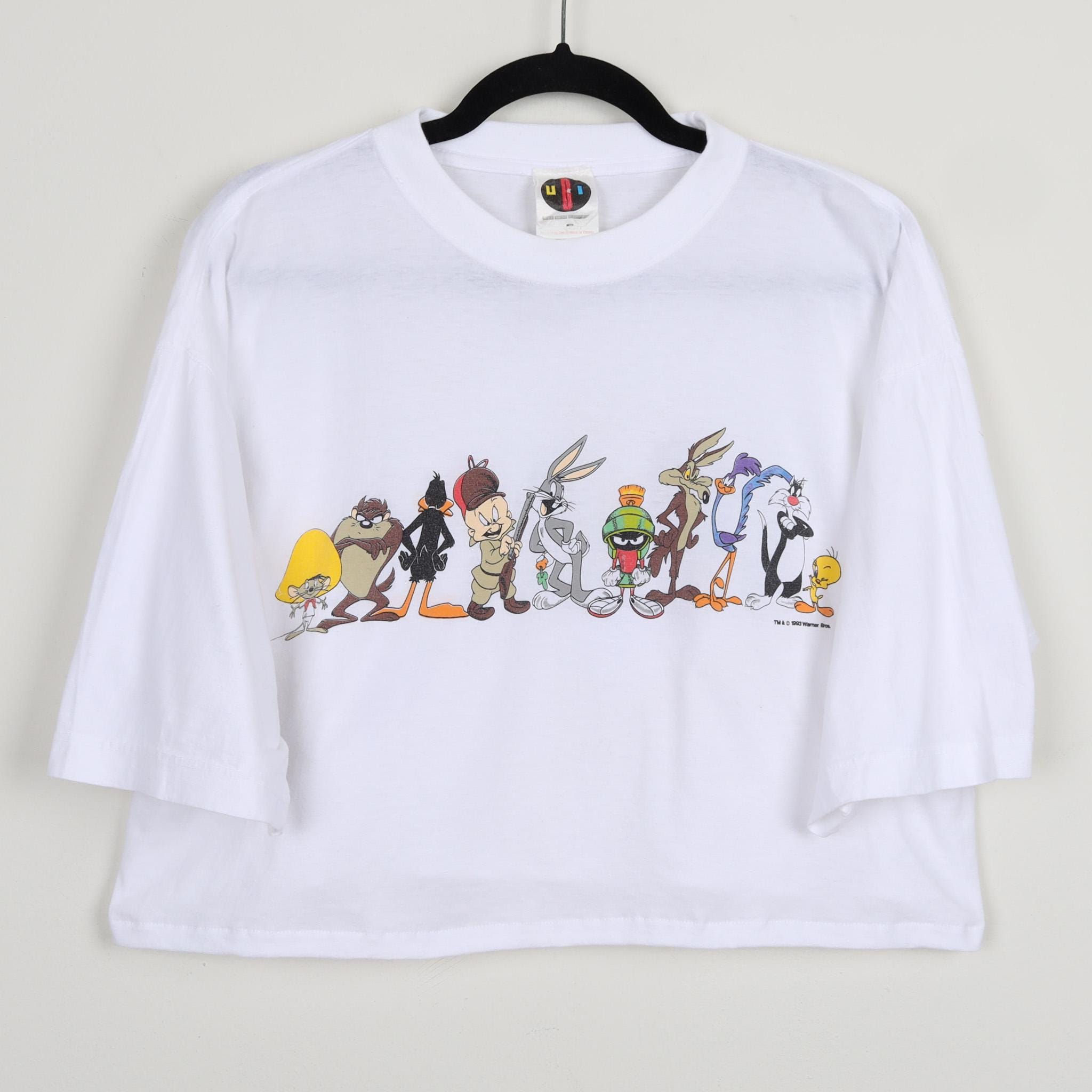 【1993studio】24SS★ Reverse Stitch Crop T-shirt Vintage 1993 Rod Stewart Unplugged Tour T-shirt – 90s Single