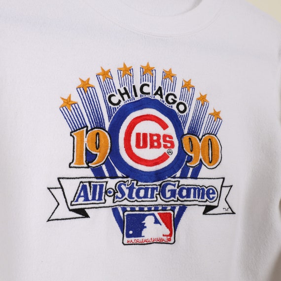 Vintage 90S Chicago CUBS 1990 All Star Game Baseb… - image 2