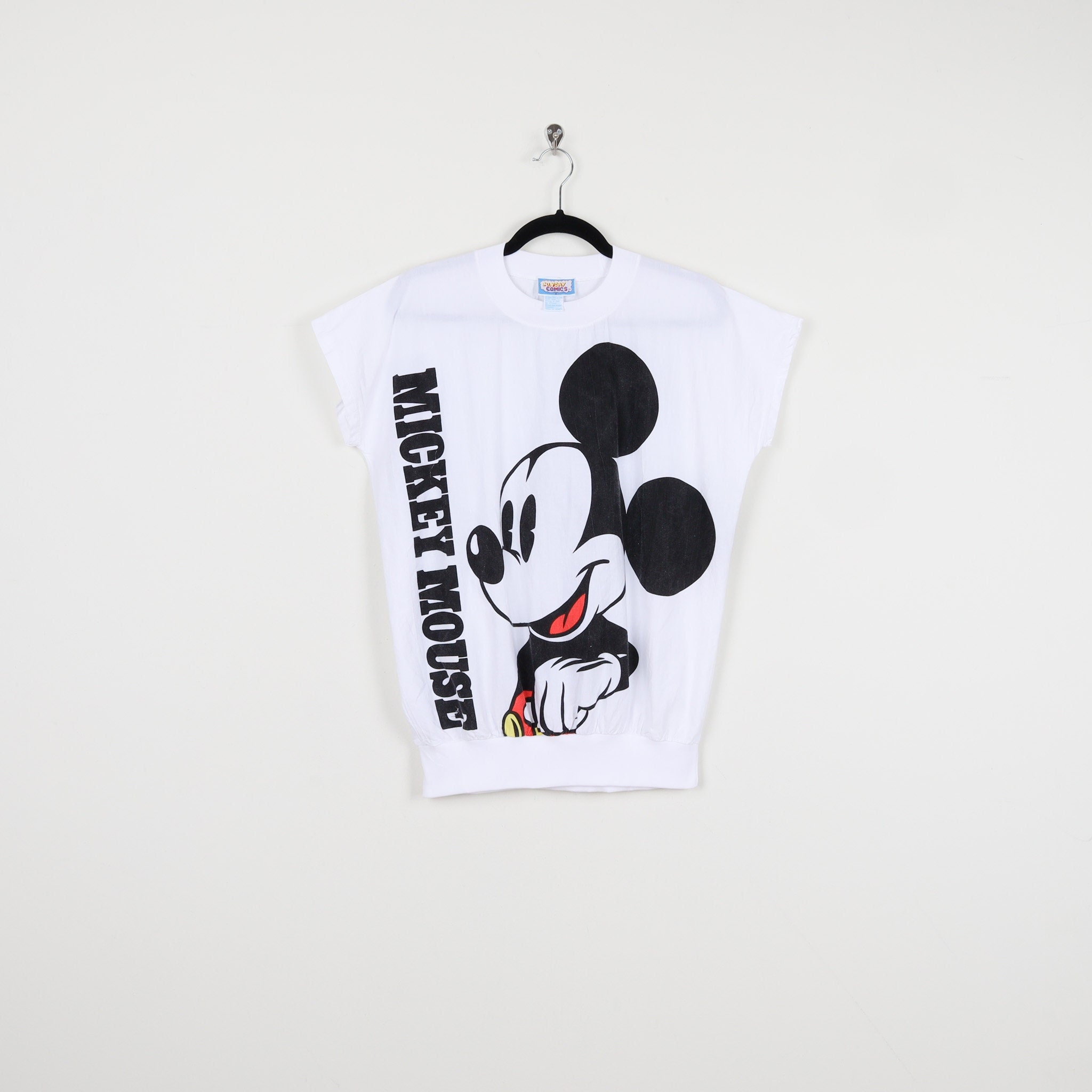 Vintage 90s Mickey Mouse Double Sided Graphic Print Tee the Walt