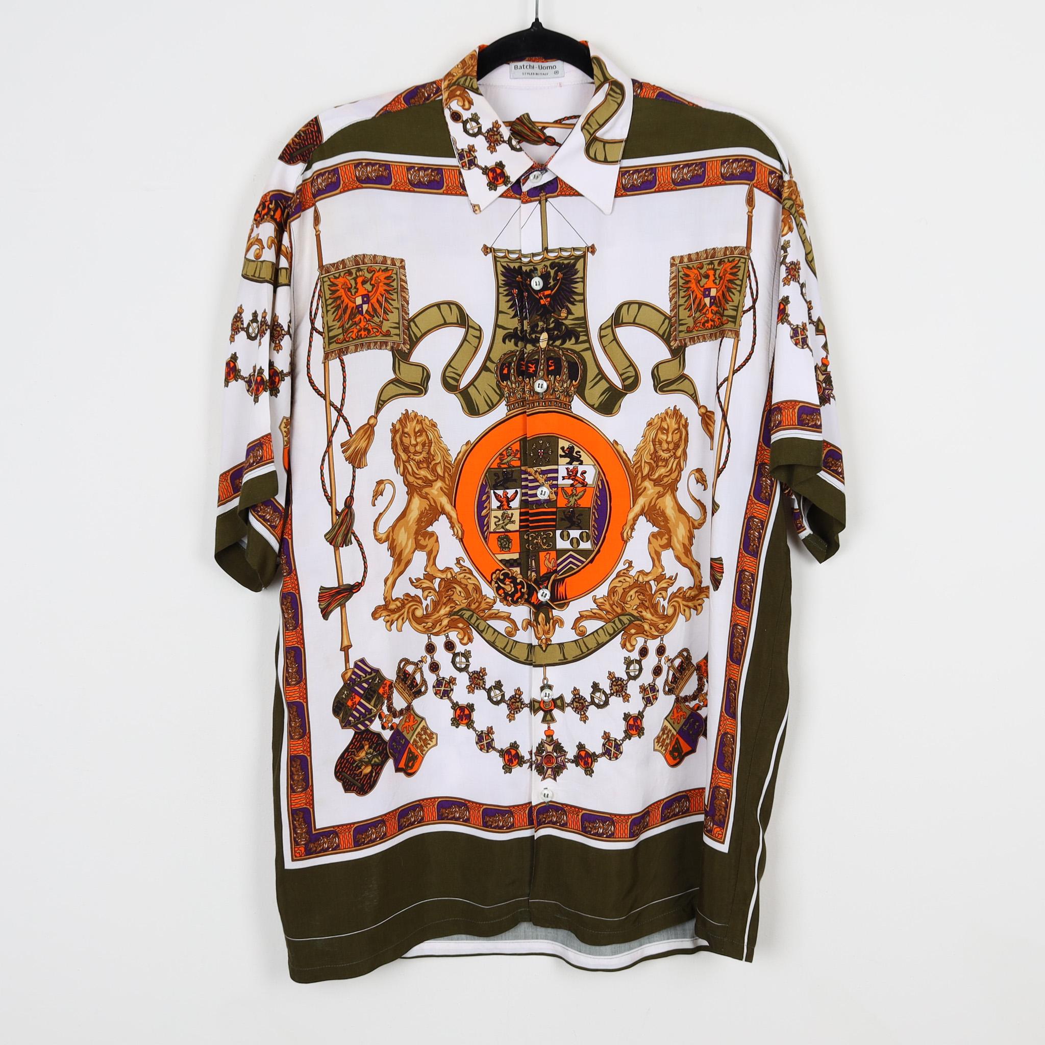 Versace Men's Shirt 90s - Etsy Versace Men's Shirt 90s - Etsy