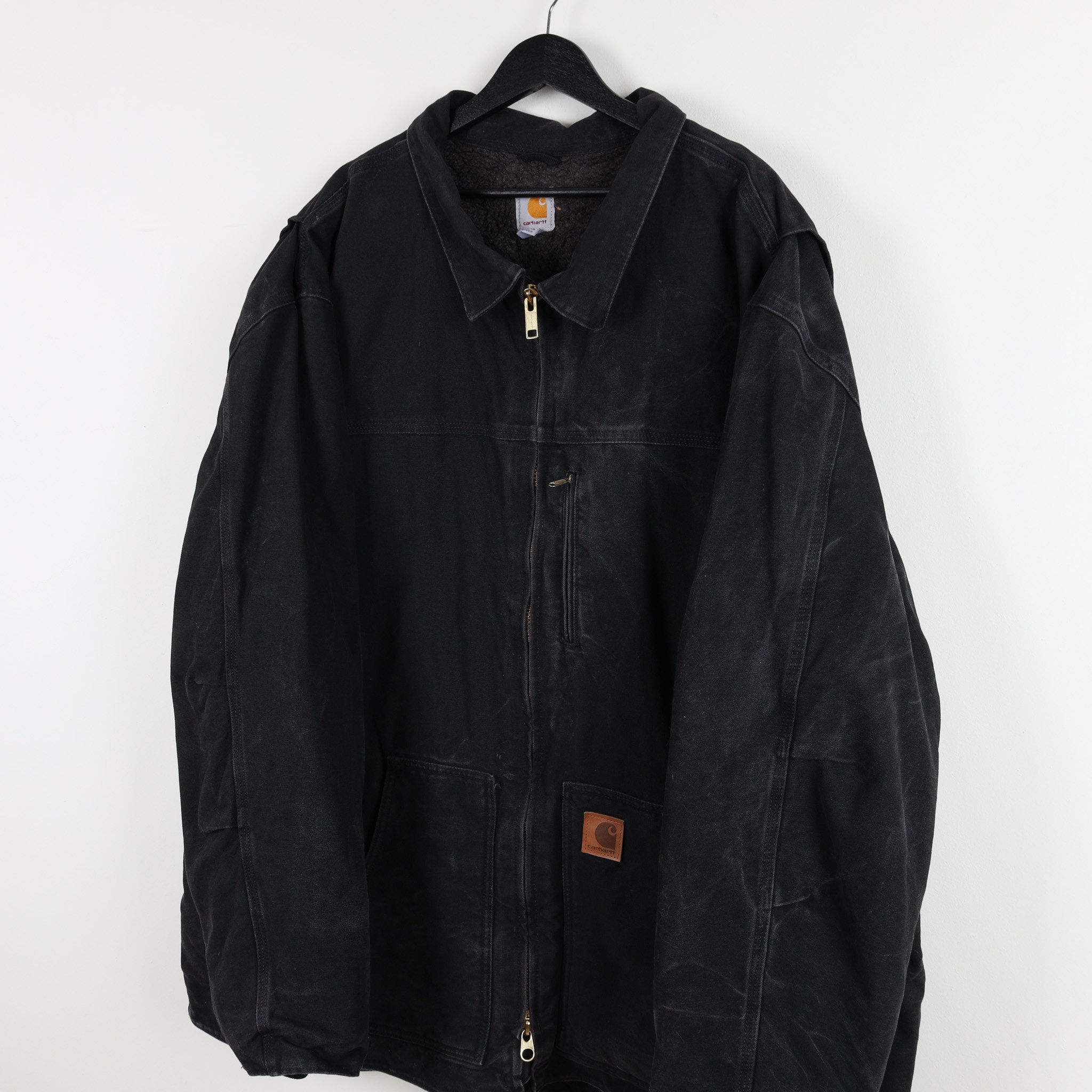 Vintage 90s Carhartt Outdoors Black Working Jacket Strap Vintage 90s Carhartt Outdoors Black Working Jacket Strap