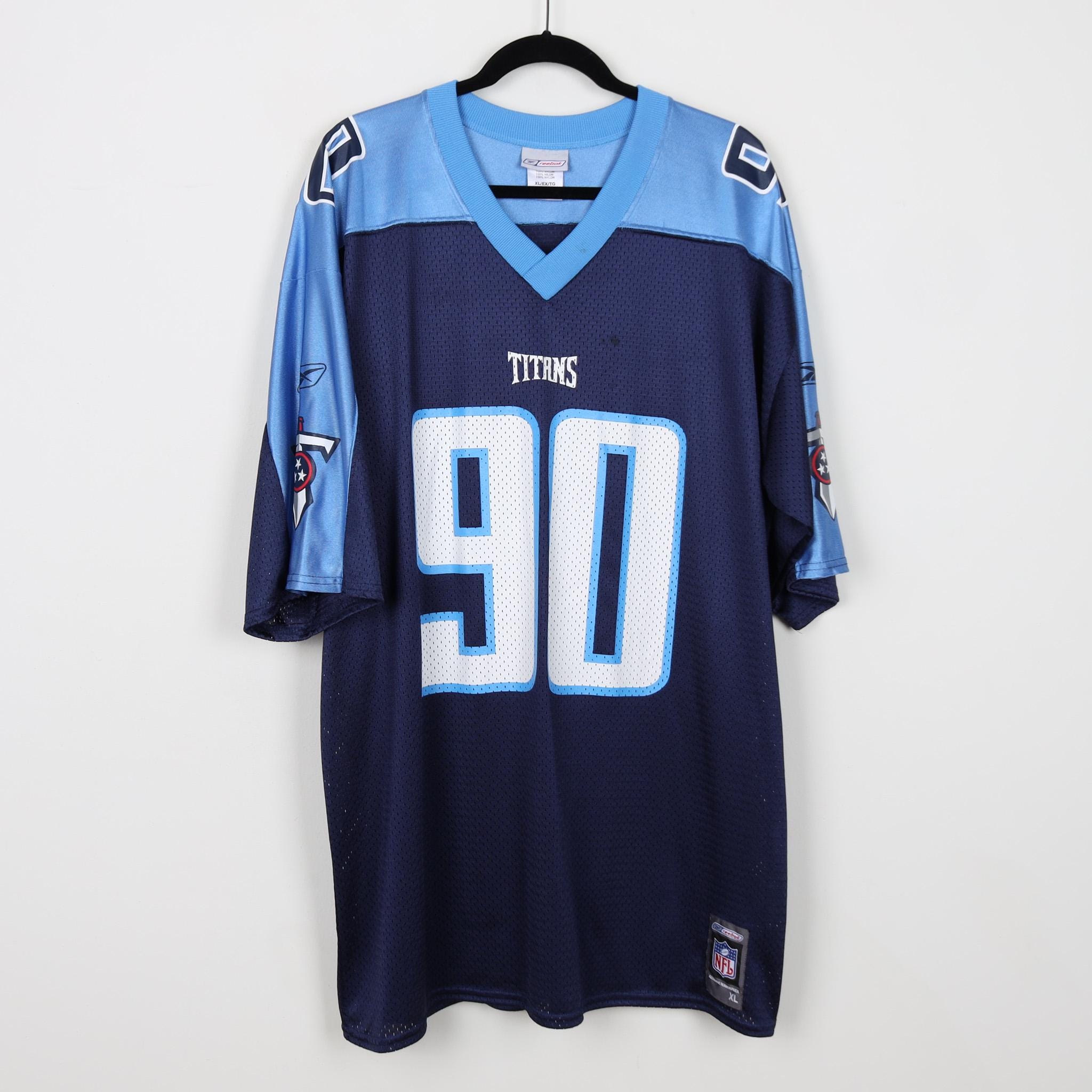 Vintage Y2K NFL Equipment Reebok Tennessee Titans Jevon Kearse #90